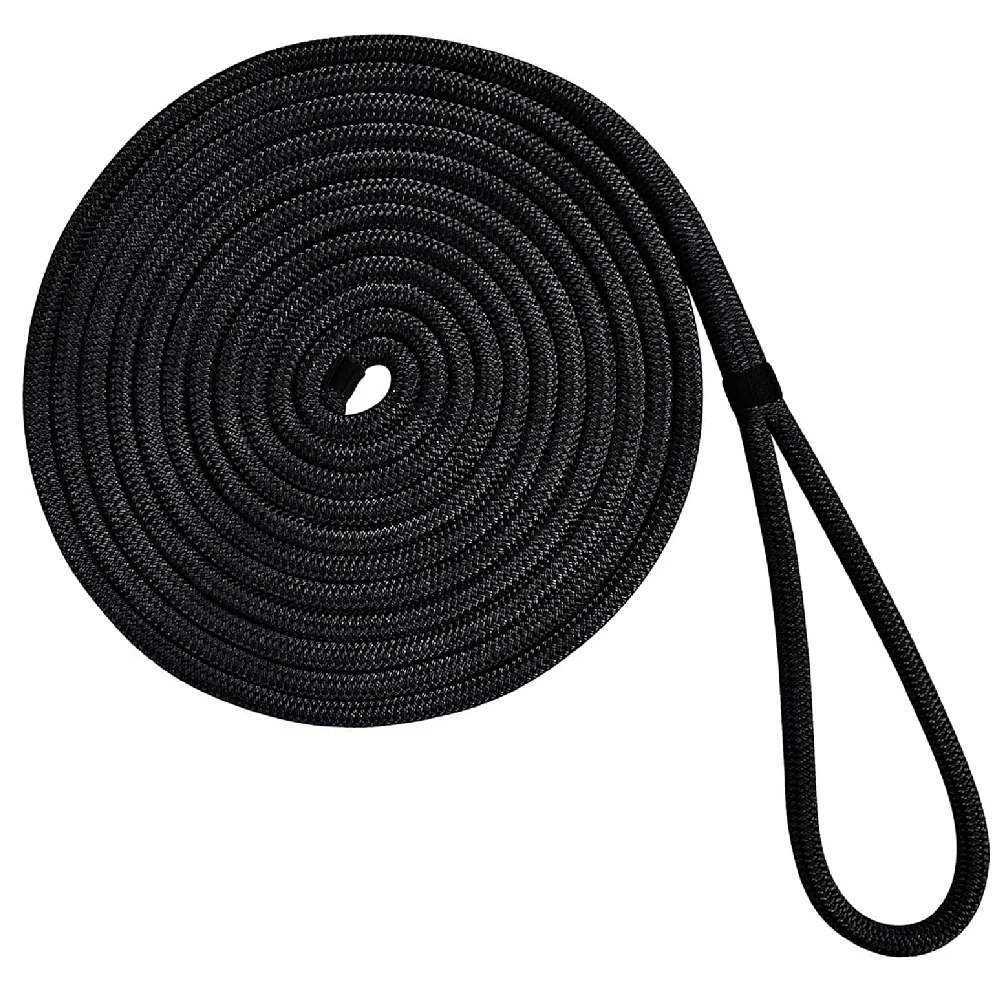 Cuerda de amarre marina de nailon trenzado doble