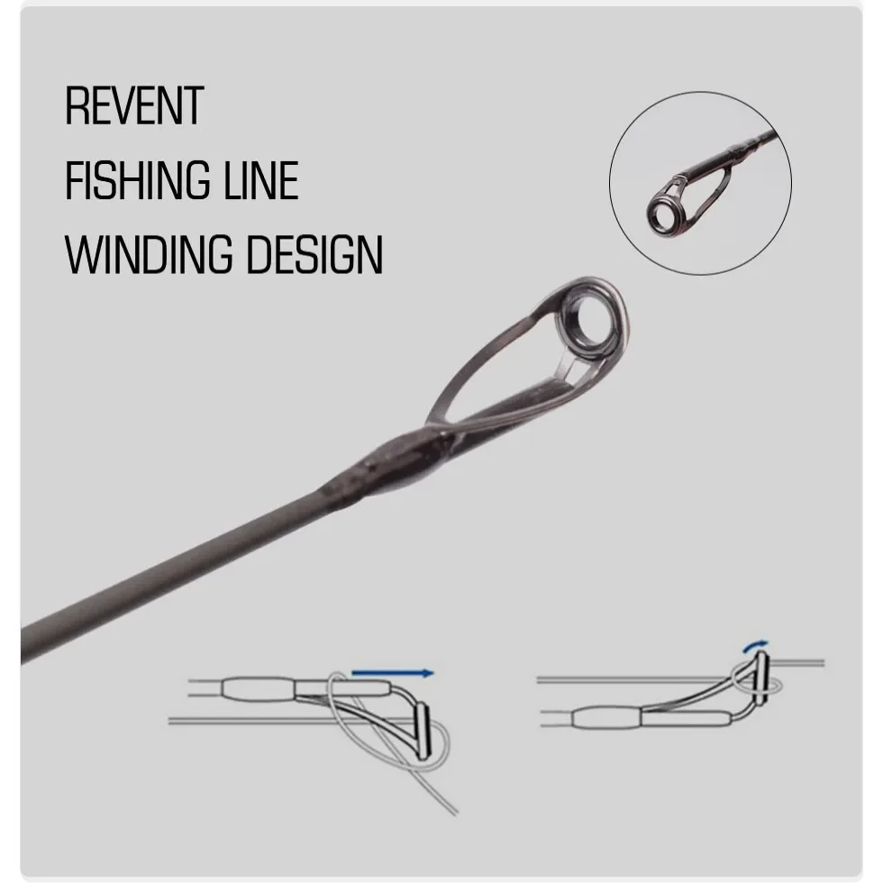 Mavllos RaptorII – Caña Spinning Carbono 20-50LB para Atún - imagen 3