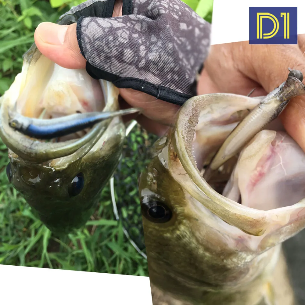 Señuelo blando D1 con labio frontal para pesca de carpa