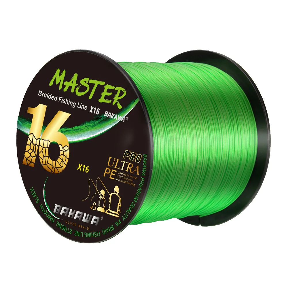 BAKAWA X16 línea de pesca trenzada para carpa - imagen 3