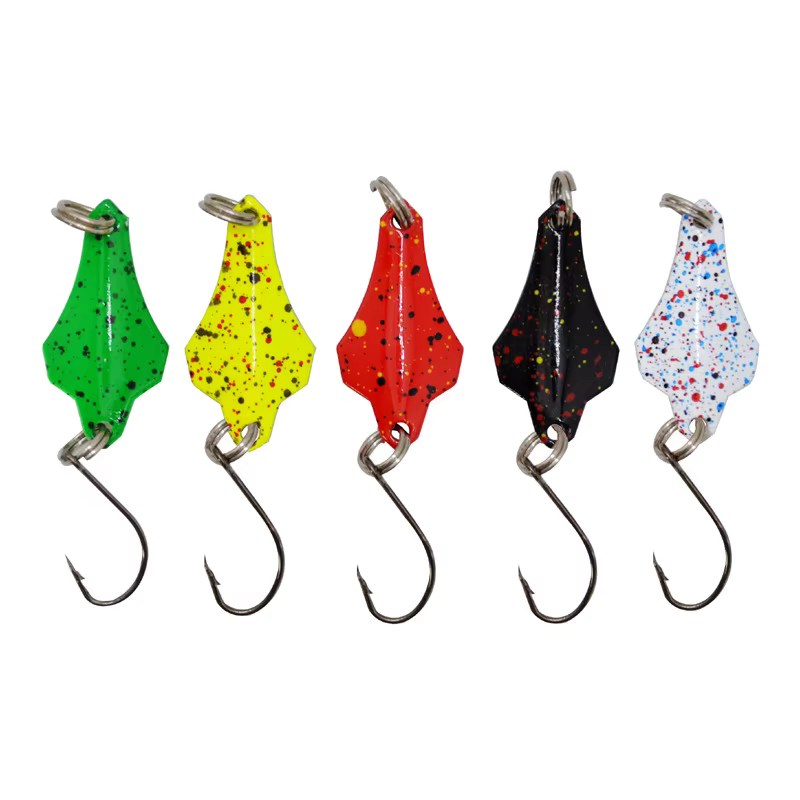 Señuelo de cuchara metálica mini MUKUN para pesca
