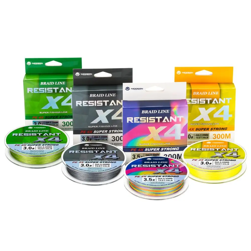 Sedal trenzado japonés 4 hebras - Resistencia 8-80LB carpfishing - imagen 5
