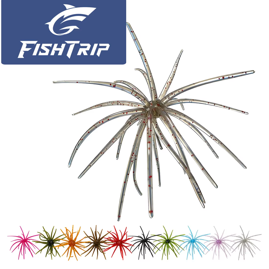 Señuelo Drop Shot FishTrip Fuzzy Dice – Imitación erizo de mar