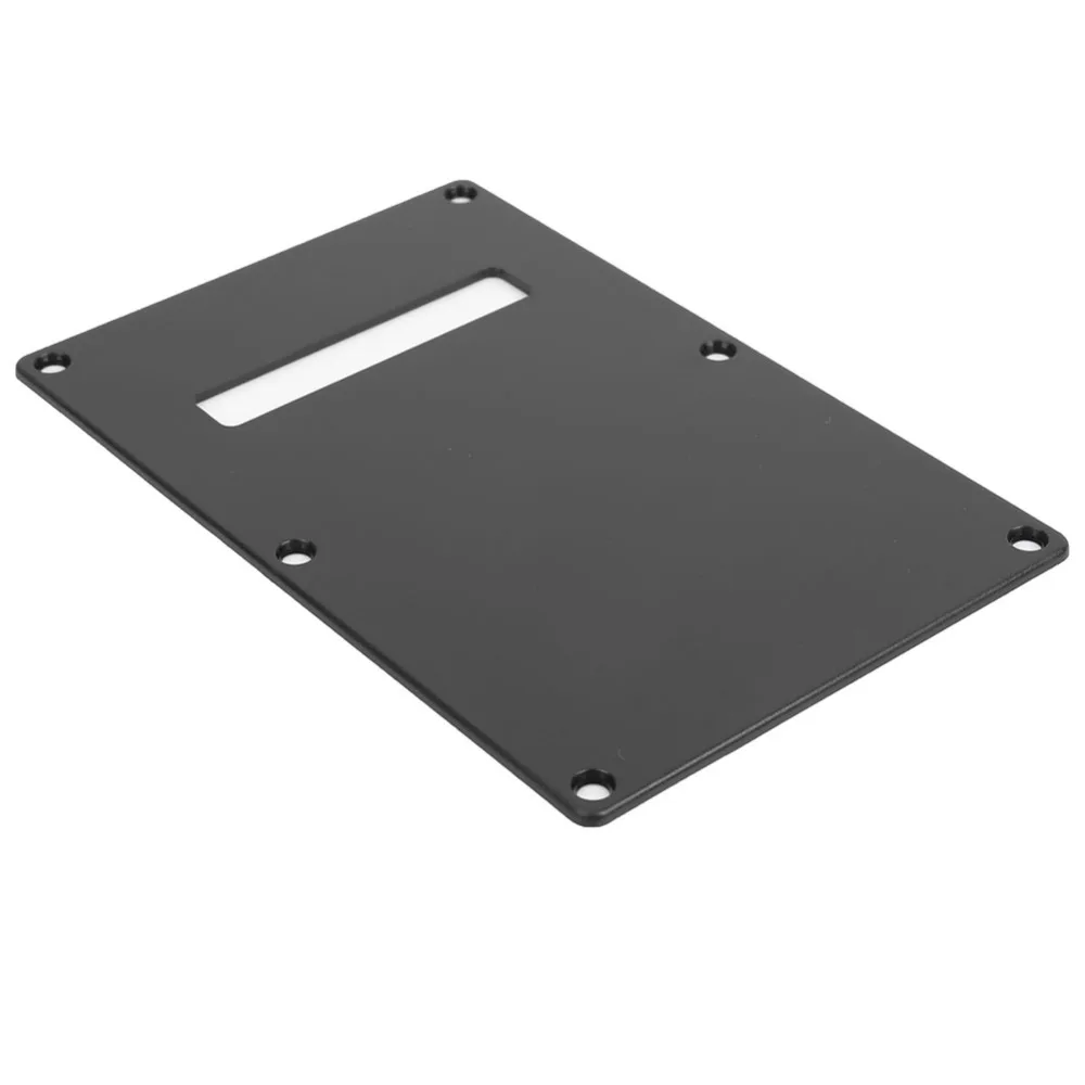 Placa trasera protectora guitarra eléctrica negra/blanca de plástico - imagen 3