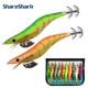 ShaerShark cebo artificial luminoso para camarón con anzuelo calamar