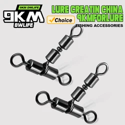 Giratorio triple de pesca con clip-conector – Para línea cruzada