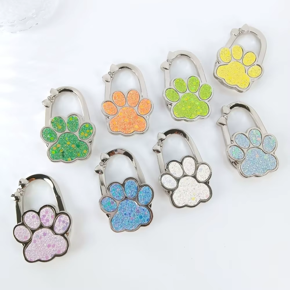Colgador de Bolsos Diseño Patas de Gato Plegable y Ligero para Mesa - imagen 2