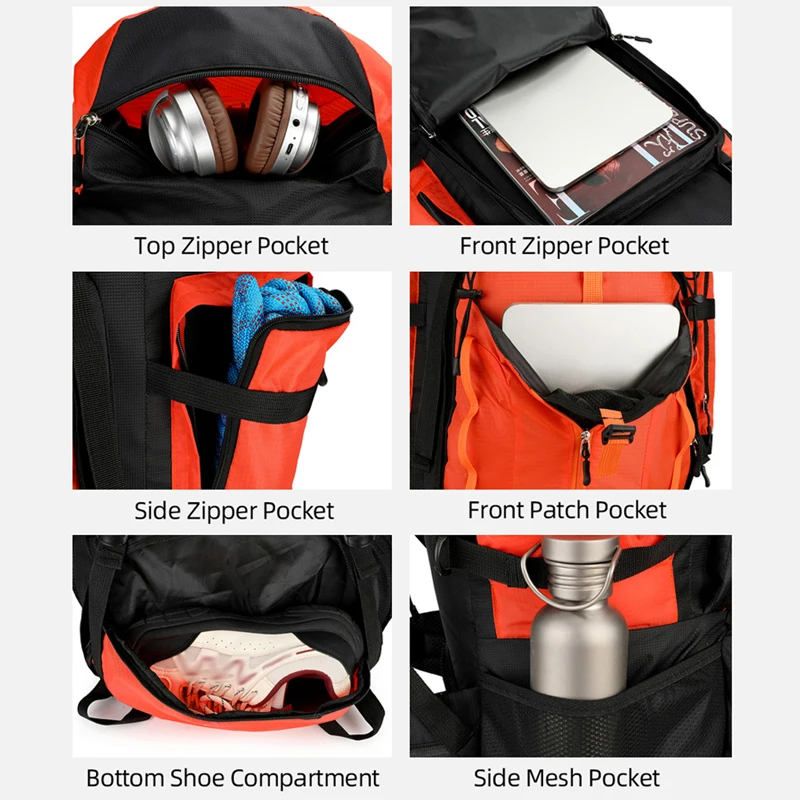 Mochila de Pesca todoterreno gran capacidad con accesorios - imagen 5