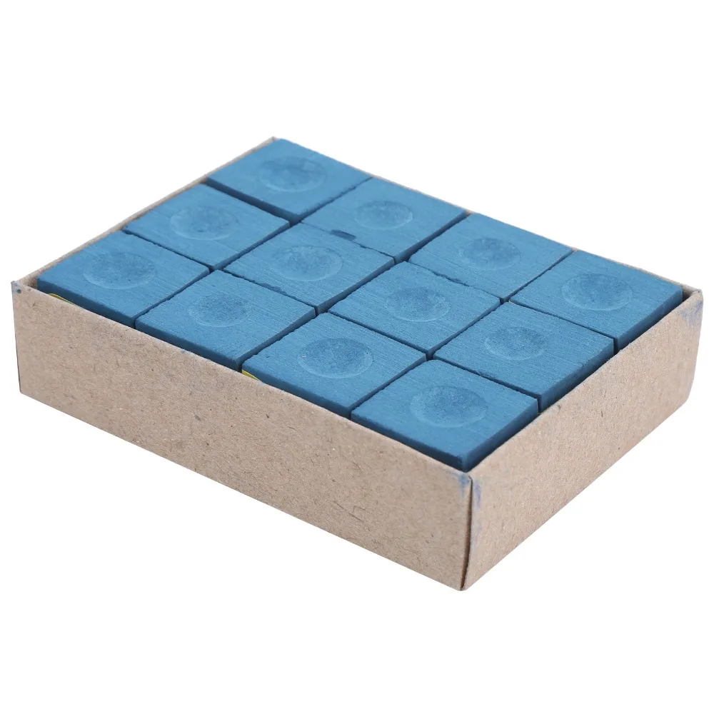 Tizas azules para billar superdensas en caja portátil de torneo - imagen 4