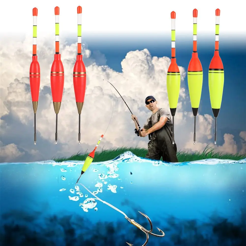 Flotador luminoso tipo Bobber en uso nocturno