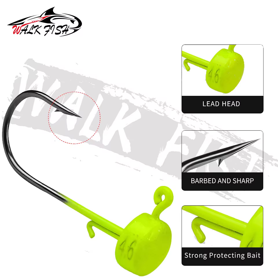 Jig Head Ned Rig WALK FISH – Pesos 2.8g a 7g (5 uds) - imagen 4
