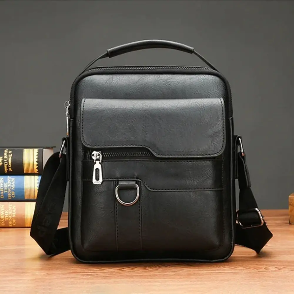 Bolso bandolera vintage cuero PU con solapa resistente al desgaste - imagen 2