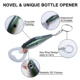 Abridor de botellas tipo señuelo pesca acero inoxidable - imagen 4