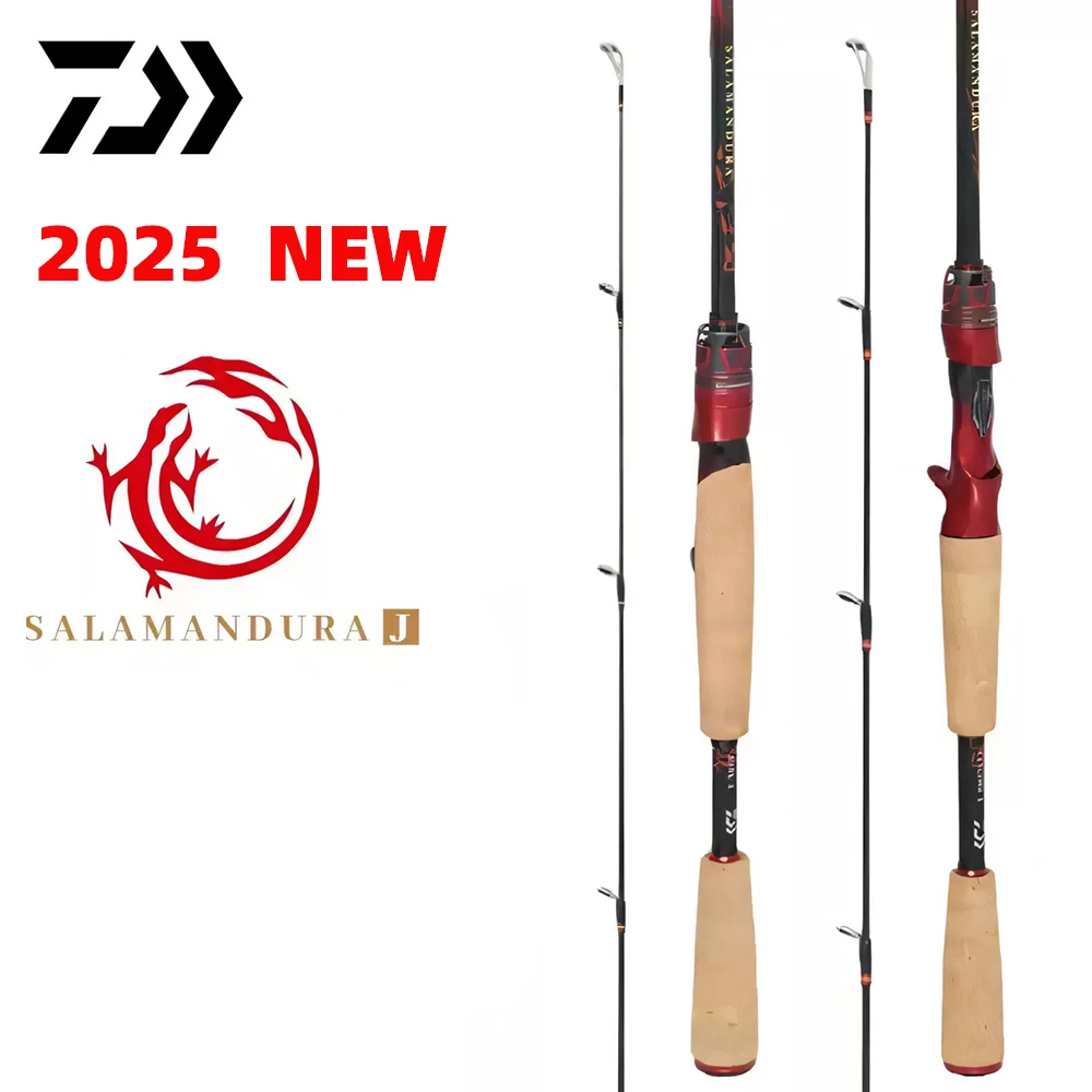 Caña giratoria Daiwa Salamura J 2 secciones fibra de carbono