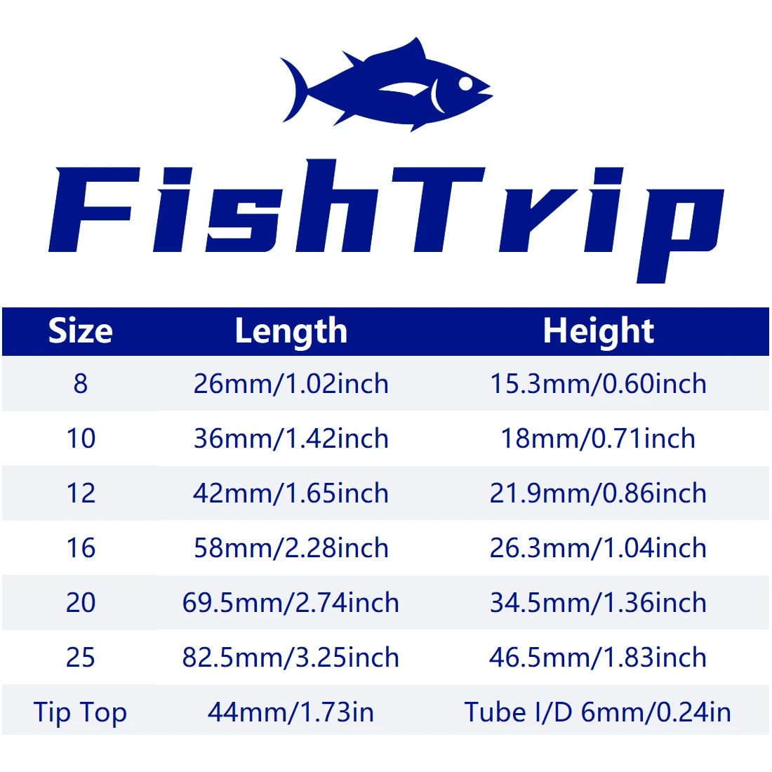 Guías FishTrip de acero inoxidable para caña de agua salada - imagen 2