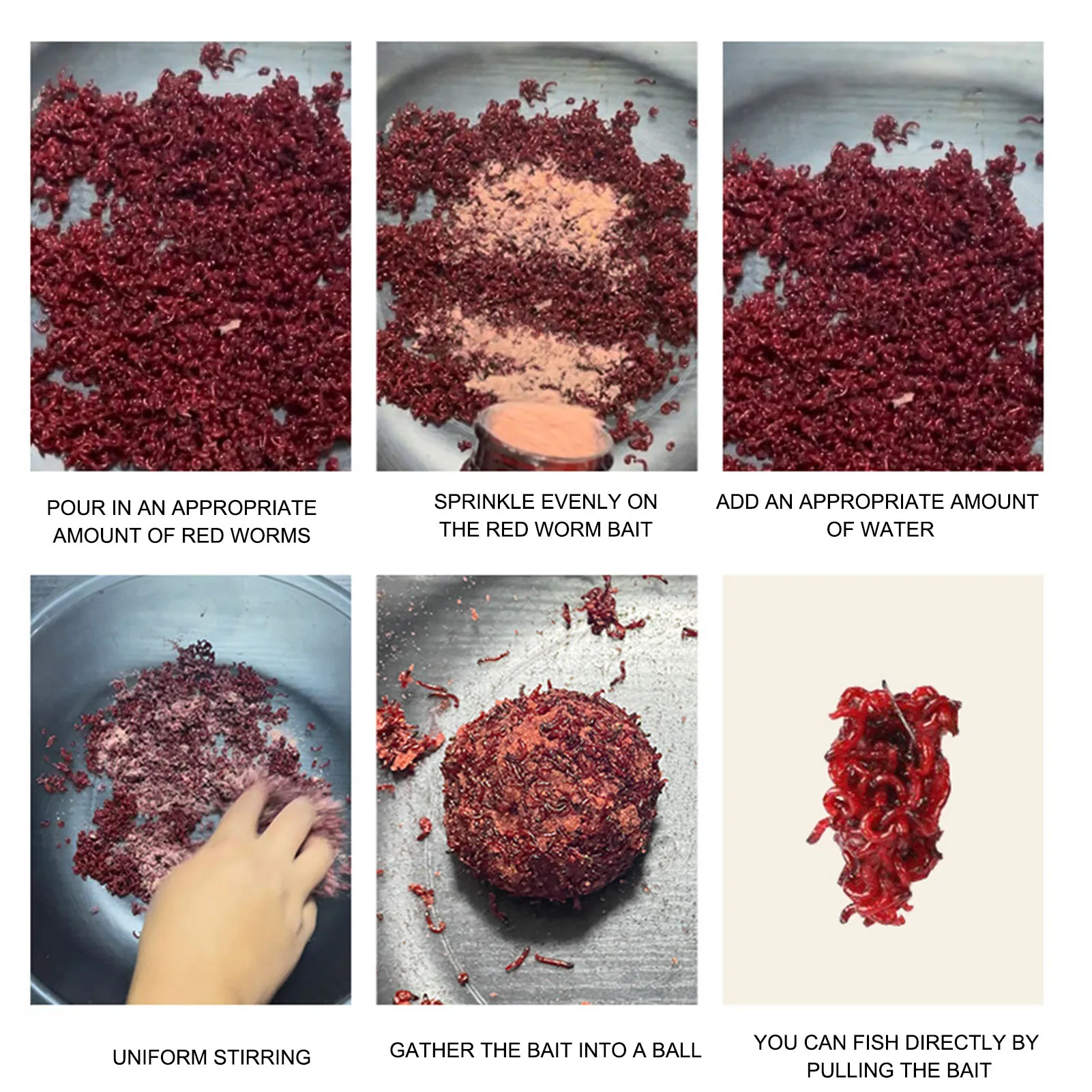 Atrayente concentrado proteína gusano rojo para carpa - imagen 5
