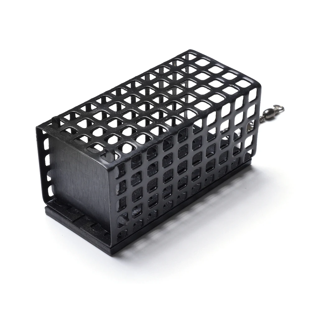NGB Alimentador cuadrado – Jaula cebo metal 30-100g para carpa - imagen 2
