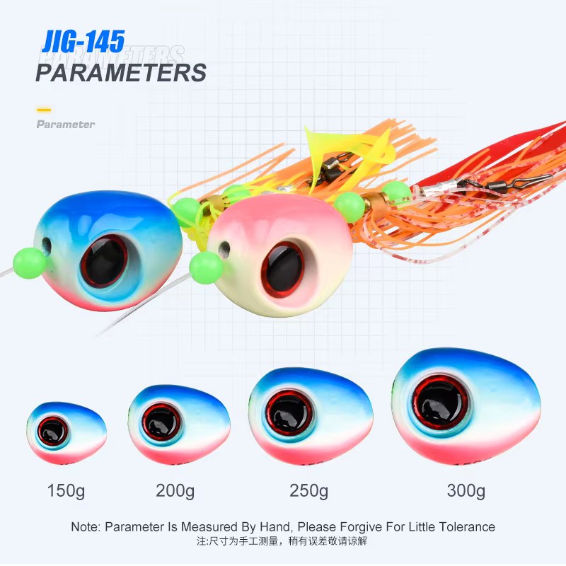 TEASER J145 jig metálico con luz para pesca vertical en mar - imagen 5