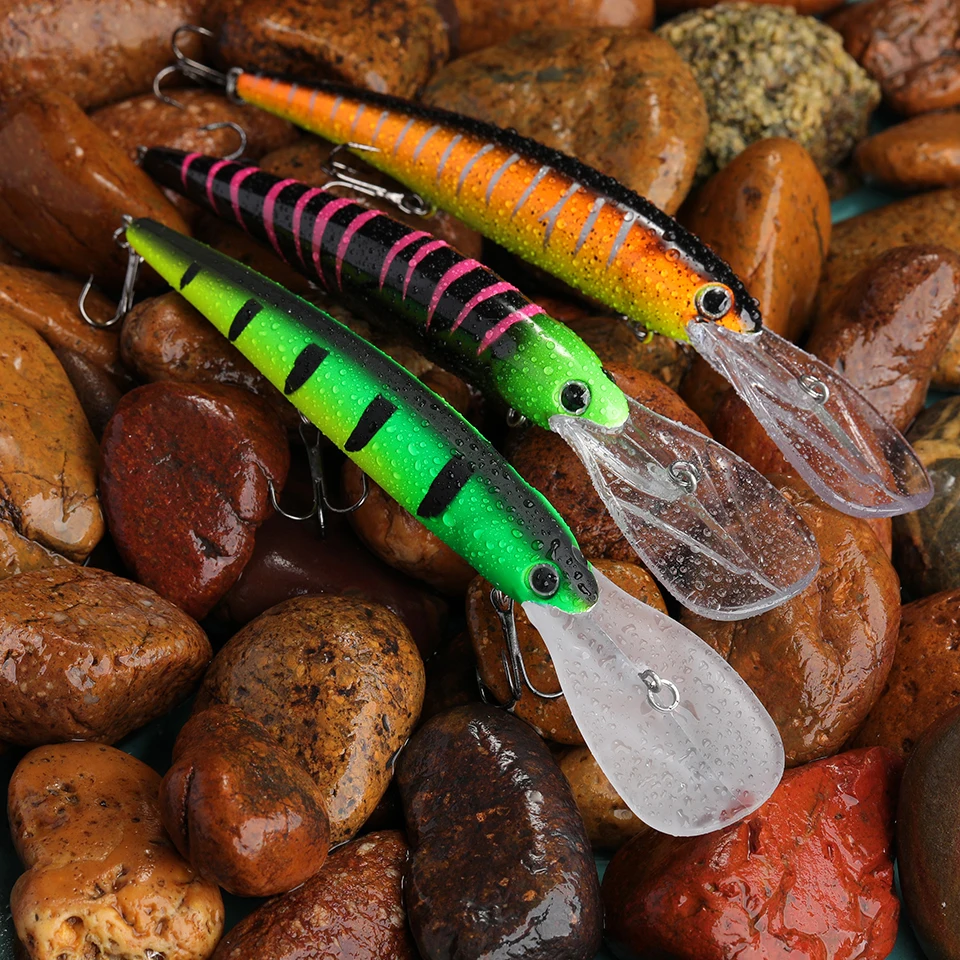 Señuelo flotante WALK FISH Minnow 120mm 20g vista lateral