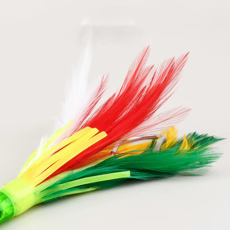 Señuelo de arrastre gran juego con falda UV para calamar y pulpo - imagen 3