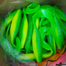 Swolfy Vinilo de cola rizada para lubina y lucio