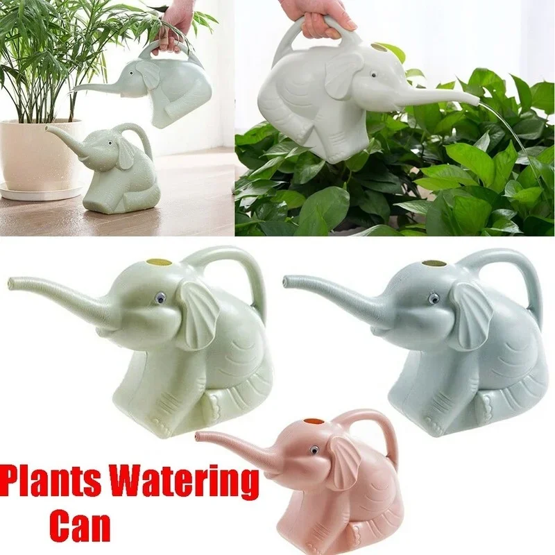Regadera de plástico con forma de elefante para jardín y riego exterior - imagen 5