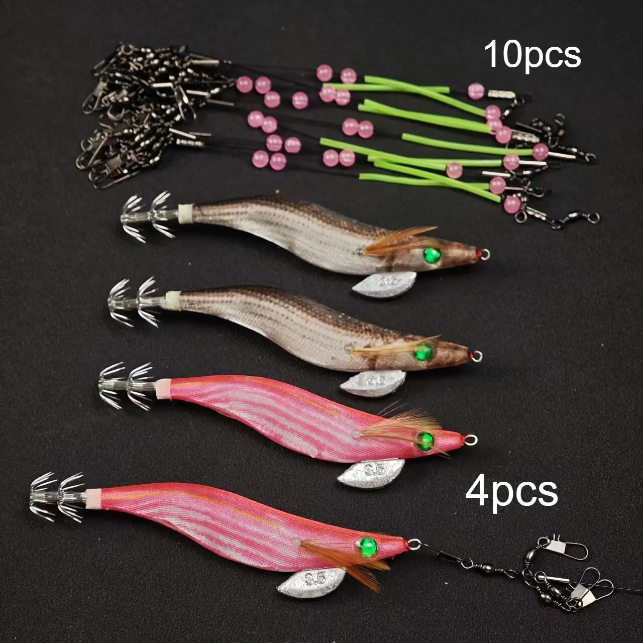 Señuelo EGI luminoso para calamar anti-enredos – pesca salada - imagen 4