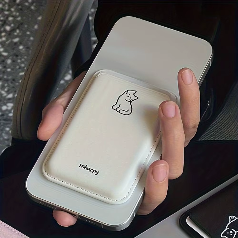 Porta Tarjetas Magsafe para iPhone con Diseño de Gato - imagen 2