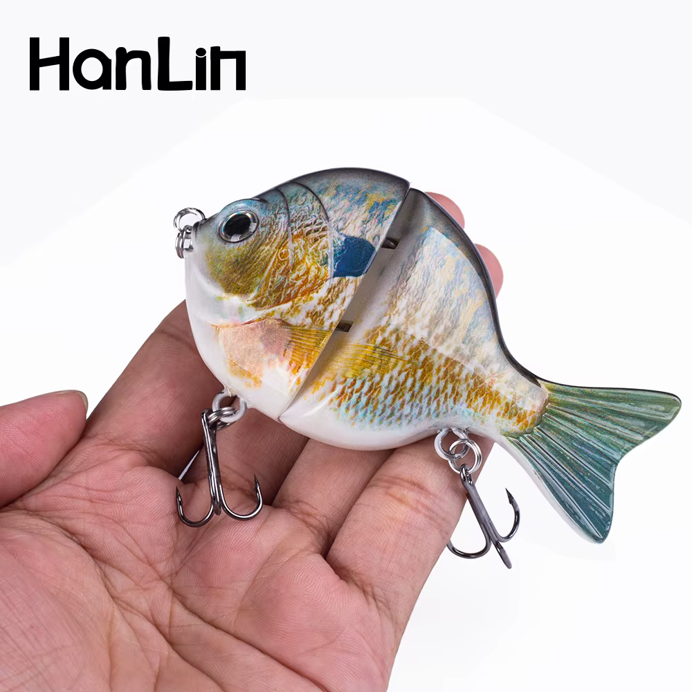 Crankbait hundido lento Hanlin para lubina y lucio - imagen 2