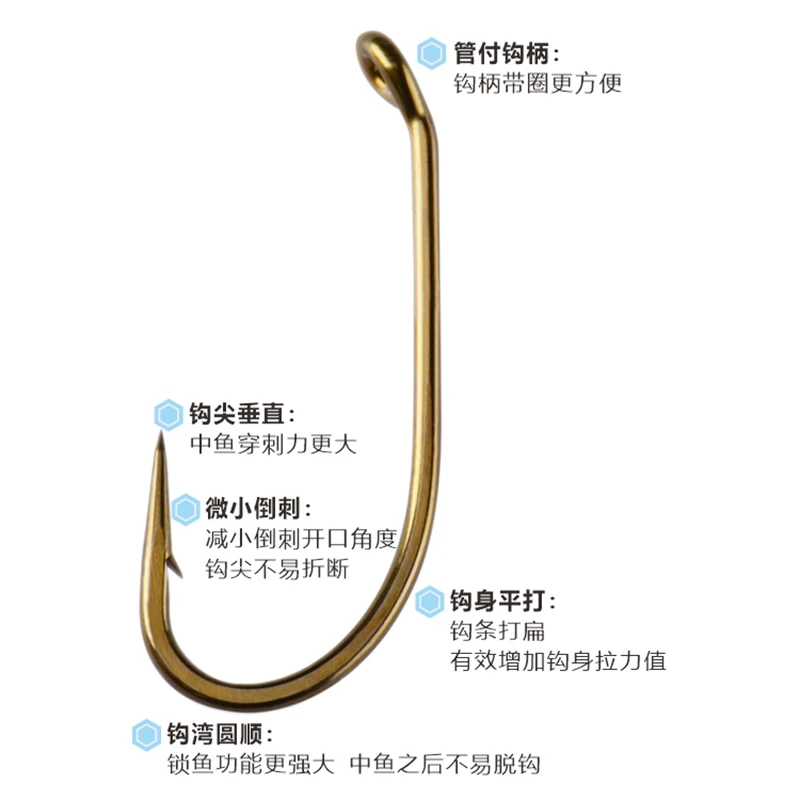 Anzuelos pesca en seco Mustad 3XH con púas bronce para trucha - imagen 3