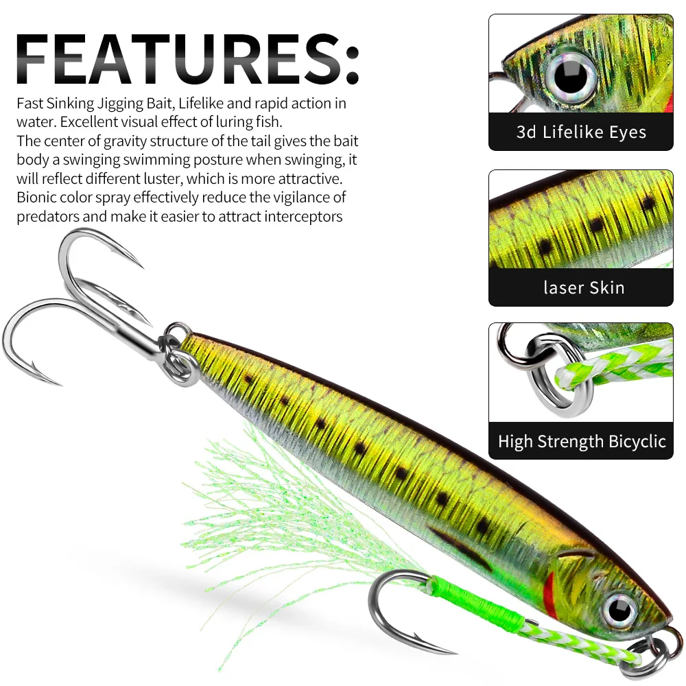 Cuchara Spinner triple Proberos con ojo 3D láser para swimbait - imagen 3