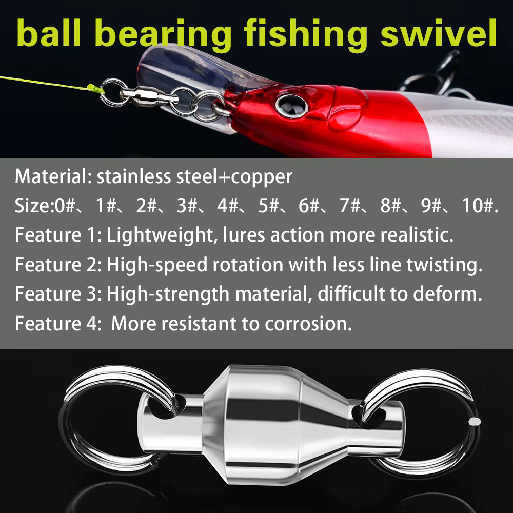 Rodamientos Bola Acero Inoxidable Proberos – Rotación Suave para Pesca