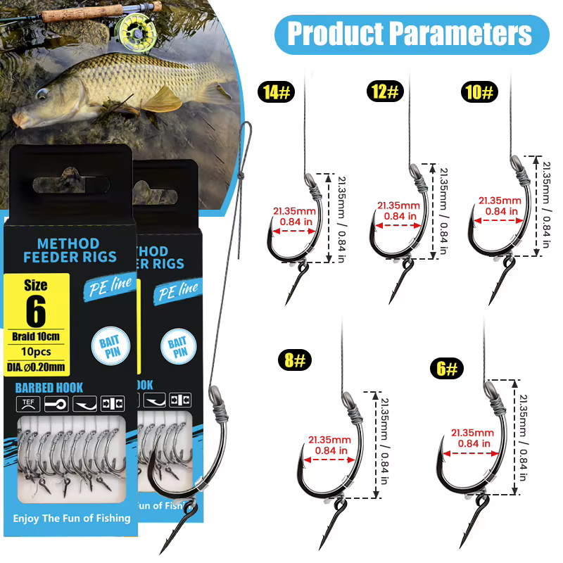 Caña Method Feeder Premium con plomo alimentador para carpa - imagen 2