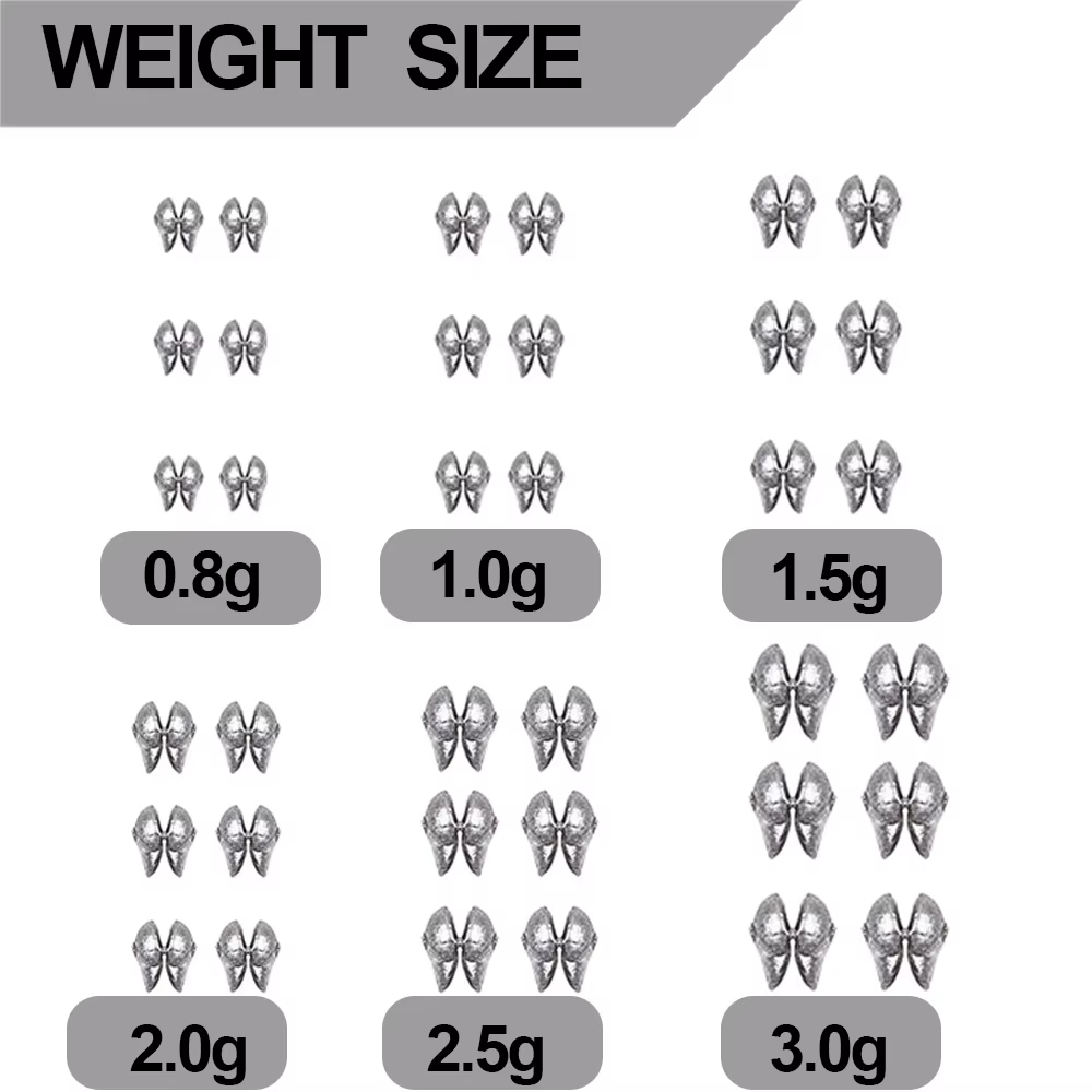 Plomos extraíbles para pesca de carpa - Pesas 100g-3g - imagen 5