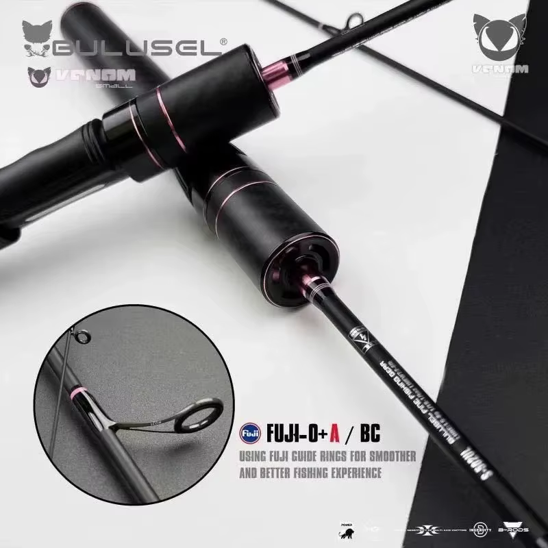 Caña de pescar BULUSEL Venom UL sólida para spinning ligero - imagen 3