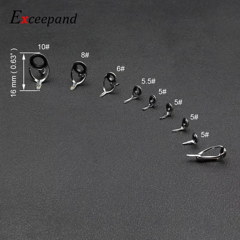 Guía de caña baitcasting de acero inoxidable Exceepand - imagen 2