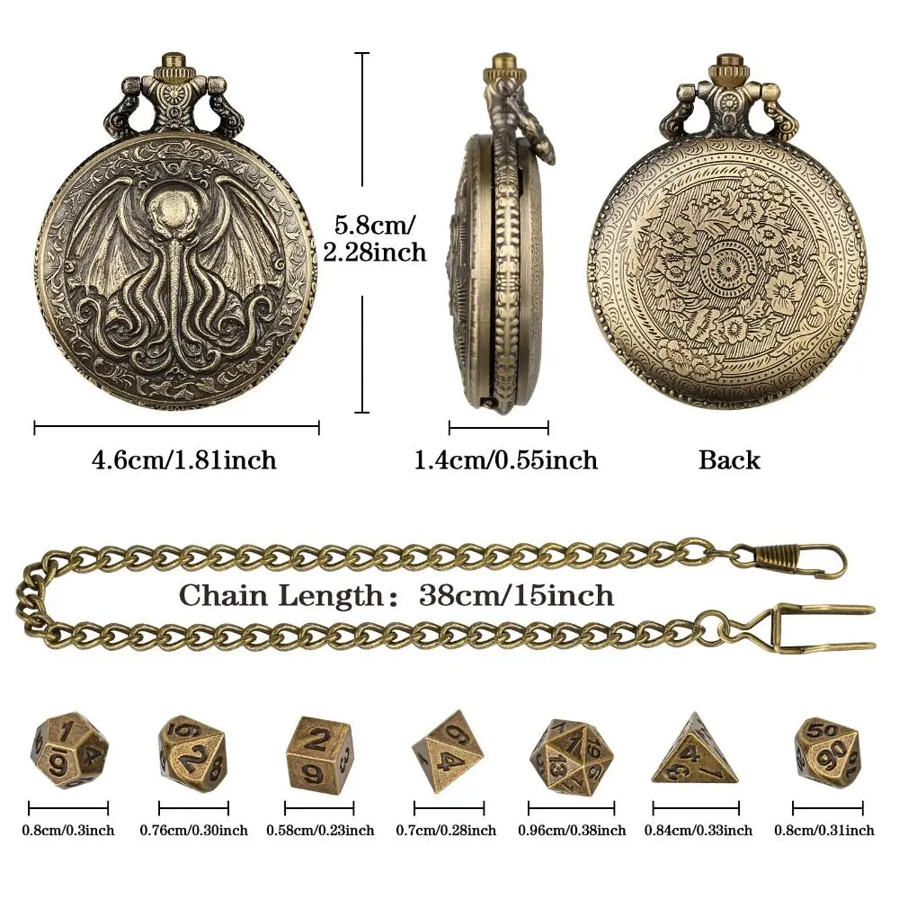 Estuche tipo reloj de bolsillo para transporte