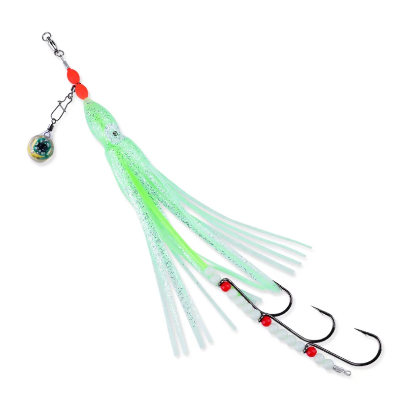 Señuelo calamar luminoso UV wobbler para rockfishing en mar