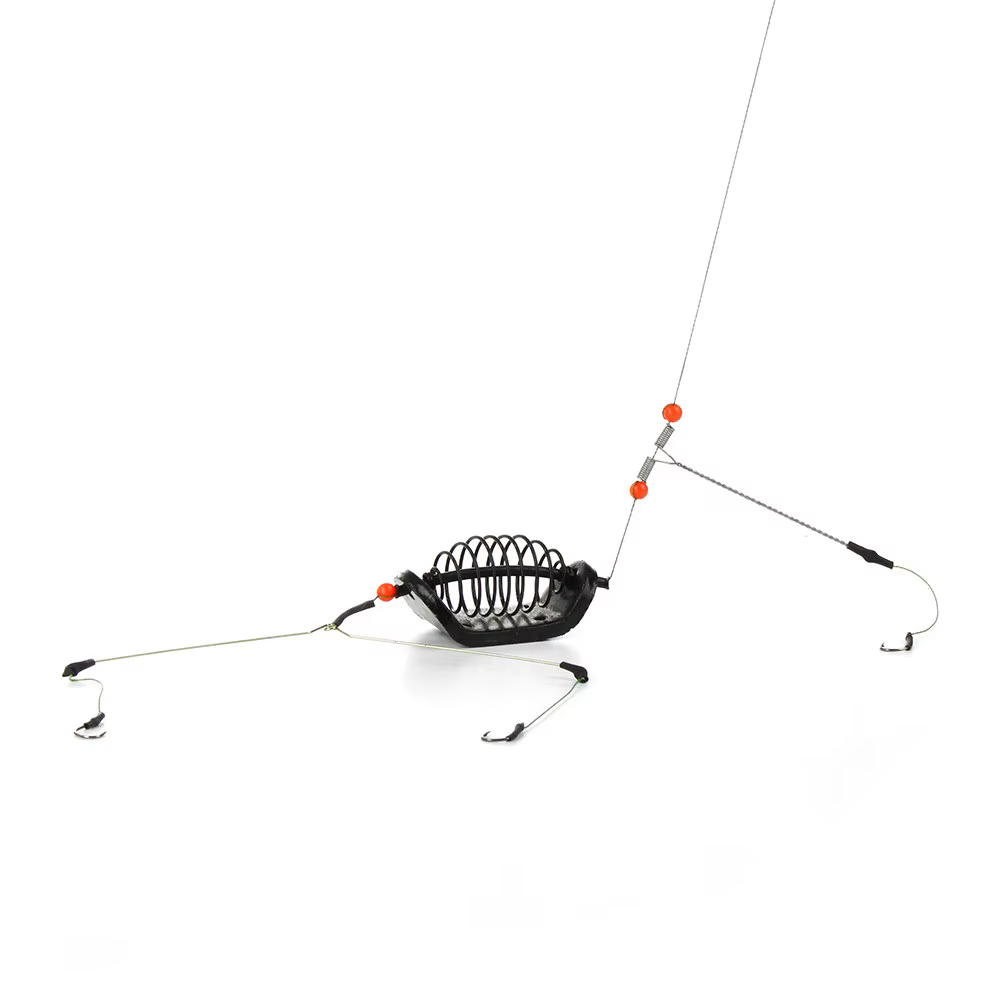 Alimentador Jaula giratorio acero inoxidable para pesca carpa - imagen 3