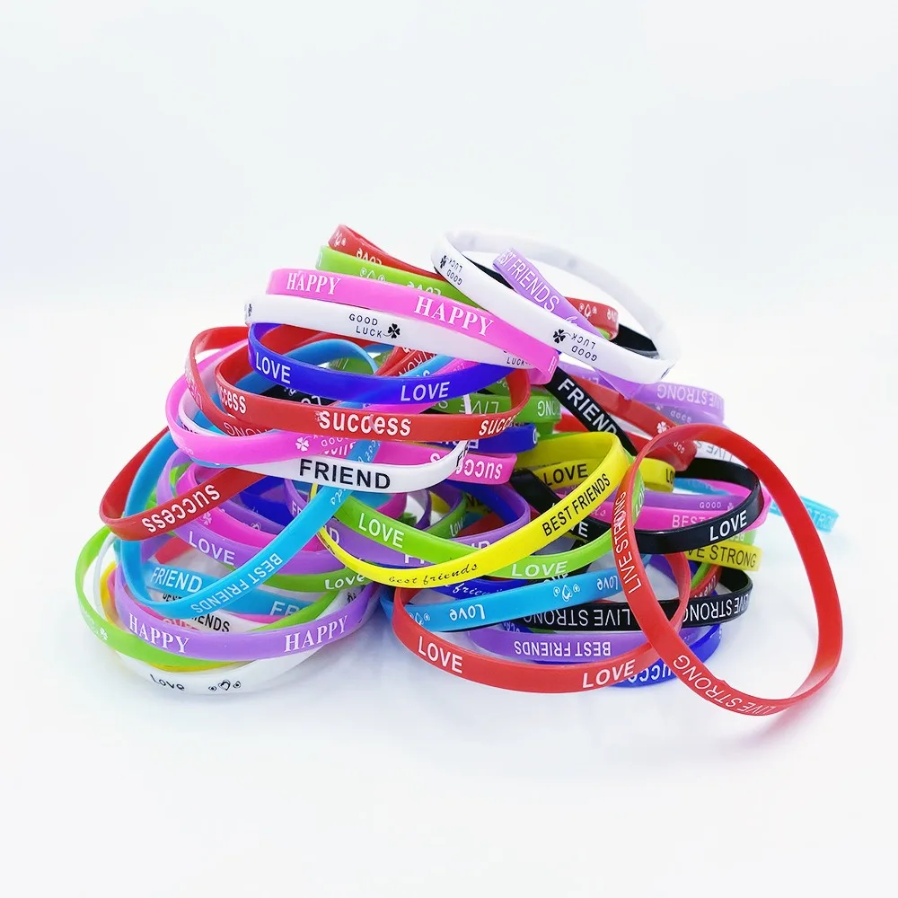 Pulseras tipo accesorio deportivo con efecto luminoso