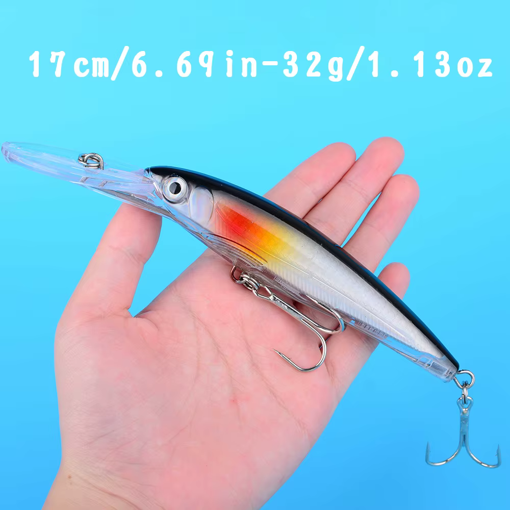 Señuelo Minnow 17 cm para Aguas Profundas – Lucio y Lubina - imagen 2