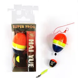Juego de accesorios de pesca Apopyu con flotador de madera Paulownia
