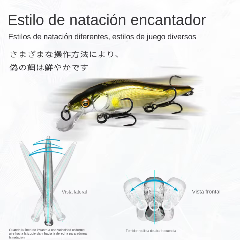 BEARKING Minnow 9,8cm 10g - Suspensión 2,1m Señuelo - imagen 3