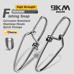 Snap de acero inoxidable 9KM – Conector rápido para agua salada