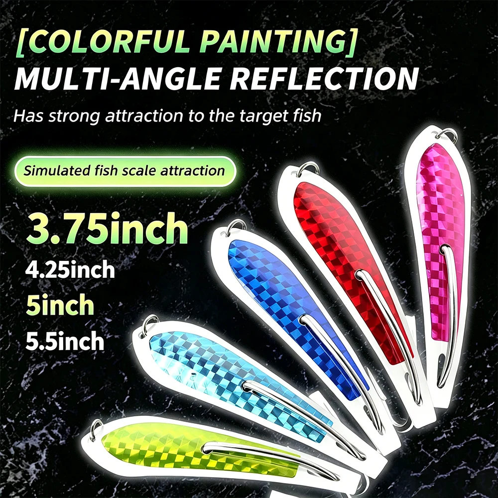 Señuelo cuchara FISHINGFANS UV para macarela y atún en agua salada - imagen 4