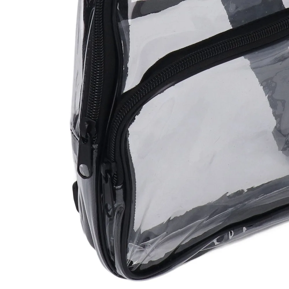 Detalle de material transparente en color negro