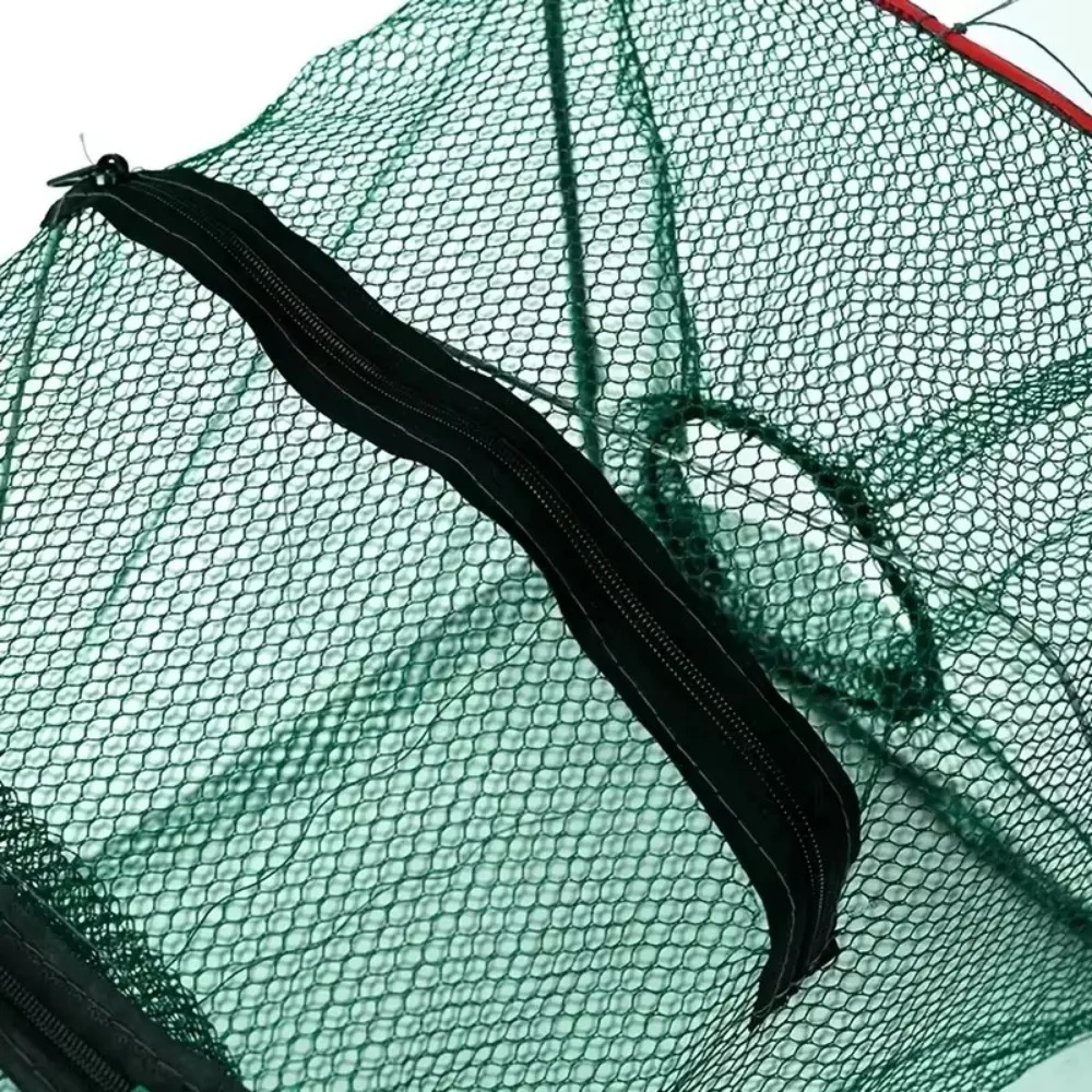 Trampa para peces rectangular portátil de malla de nailon plegable - imagen 2