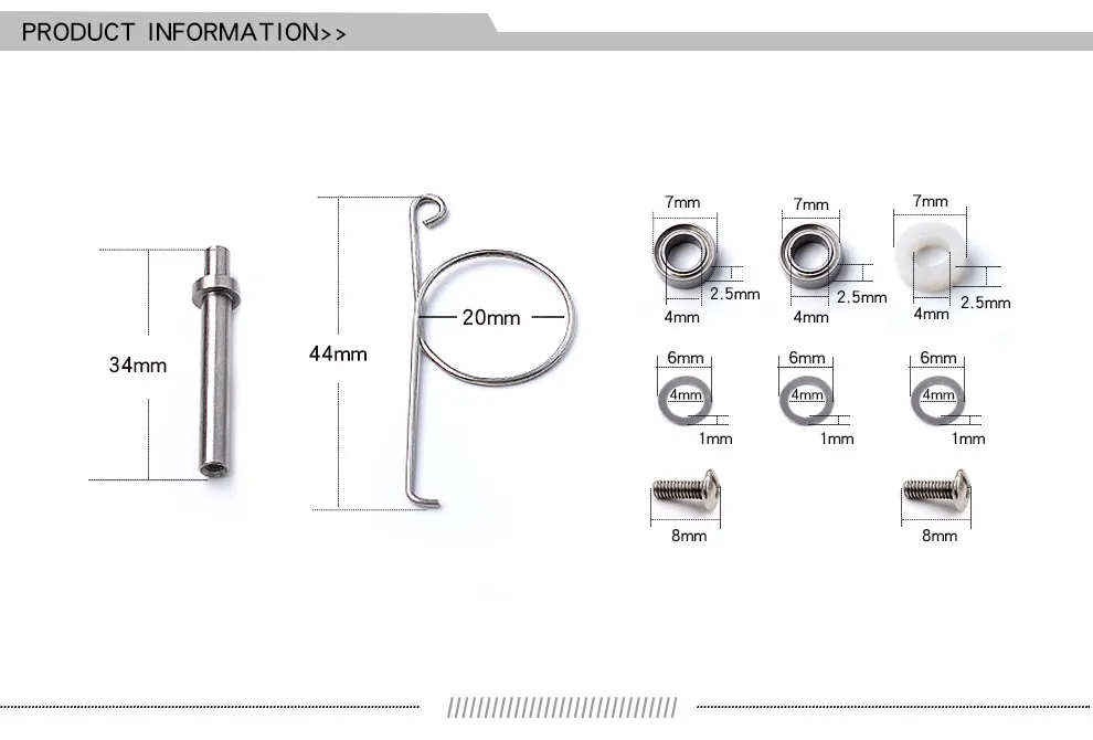 Componentes incluidos en el kit