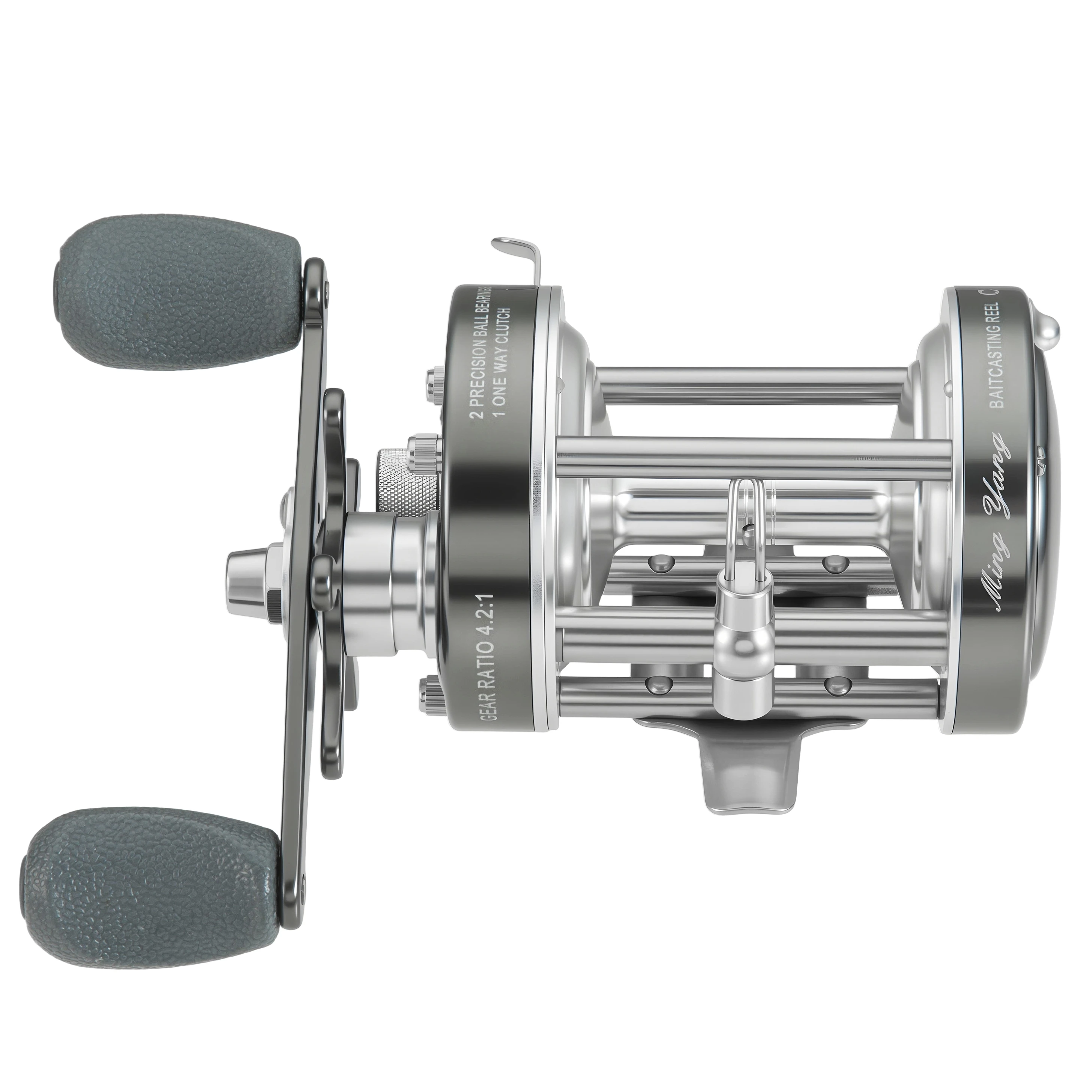 Carrete de pesca convencional metal redondo para agua salada - imagen 3