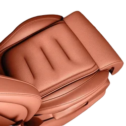 Funda de asiento de coche de gamuza con soporte piernas viscoelástico